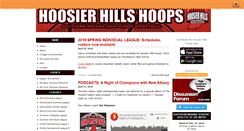 Desktop Screenshot of inhoopsreport.com